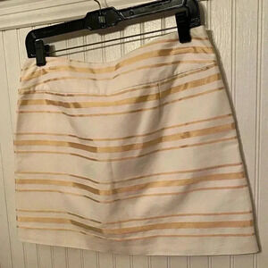 J. Crew striped mini skirt